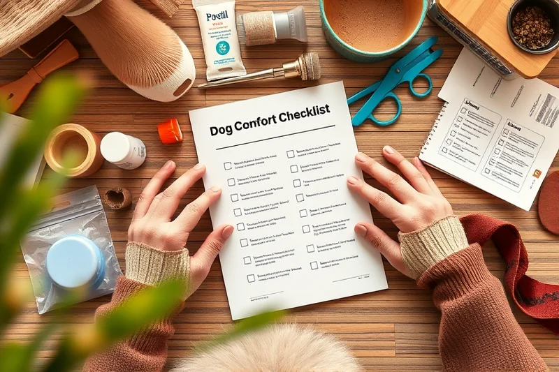 budget aging dog comfort checklist β Budget Aging Dog Comfort Checklist (the finished result)